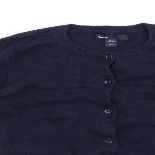 Gap Girls Black  Rayon Basic T-Shirt Size 10 Years