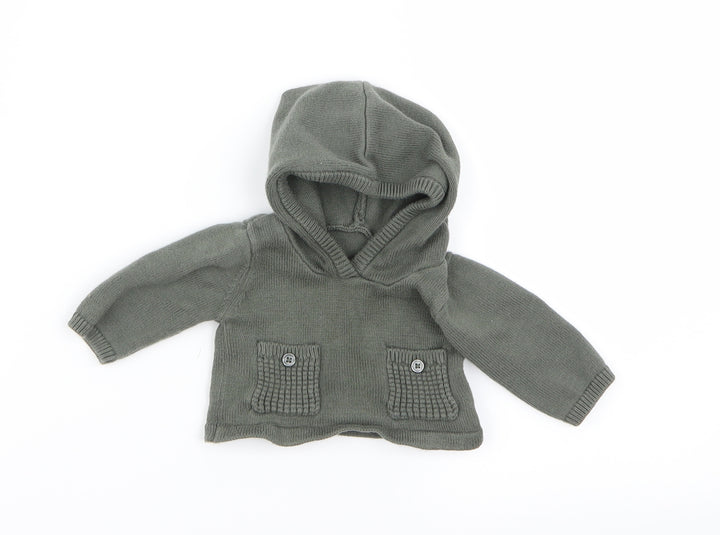 preowrn Baby Gold Pullover Jumper Size 0-3 Months - v