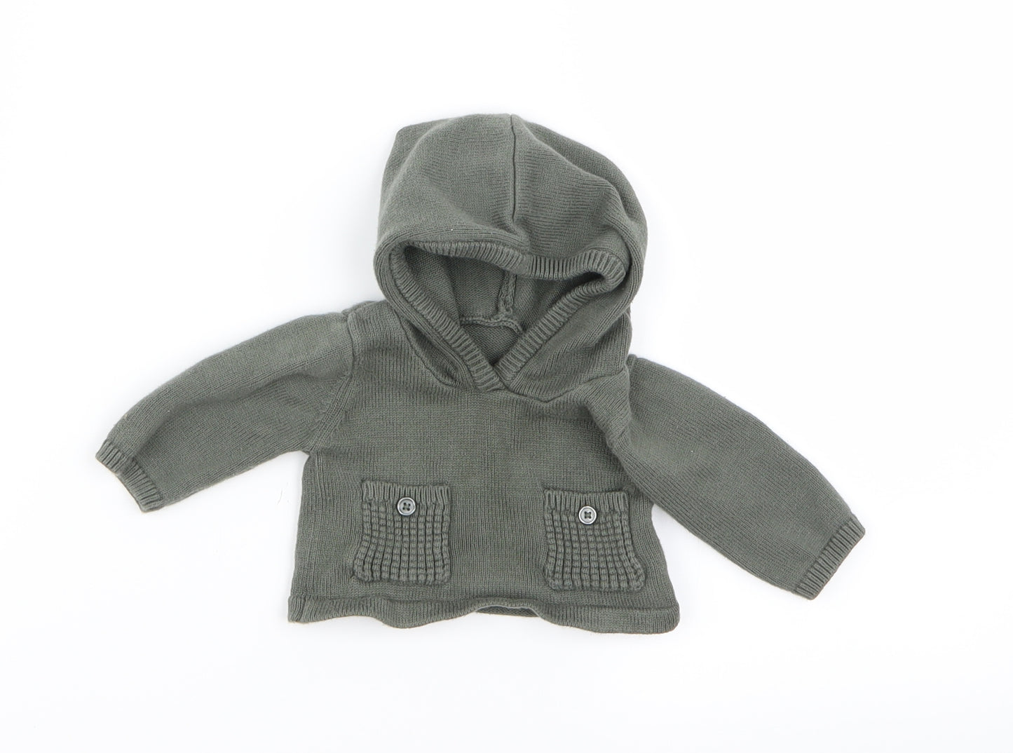 preowrn Baby Gold   Pullover Jumper Size 0-3 Months  - v