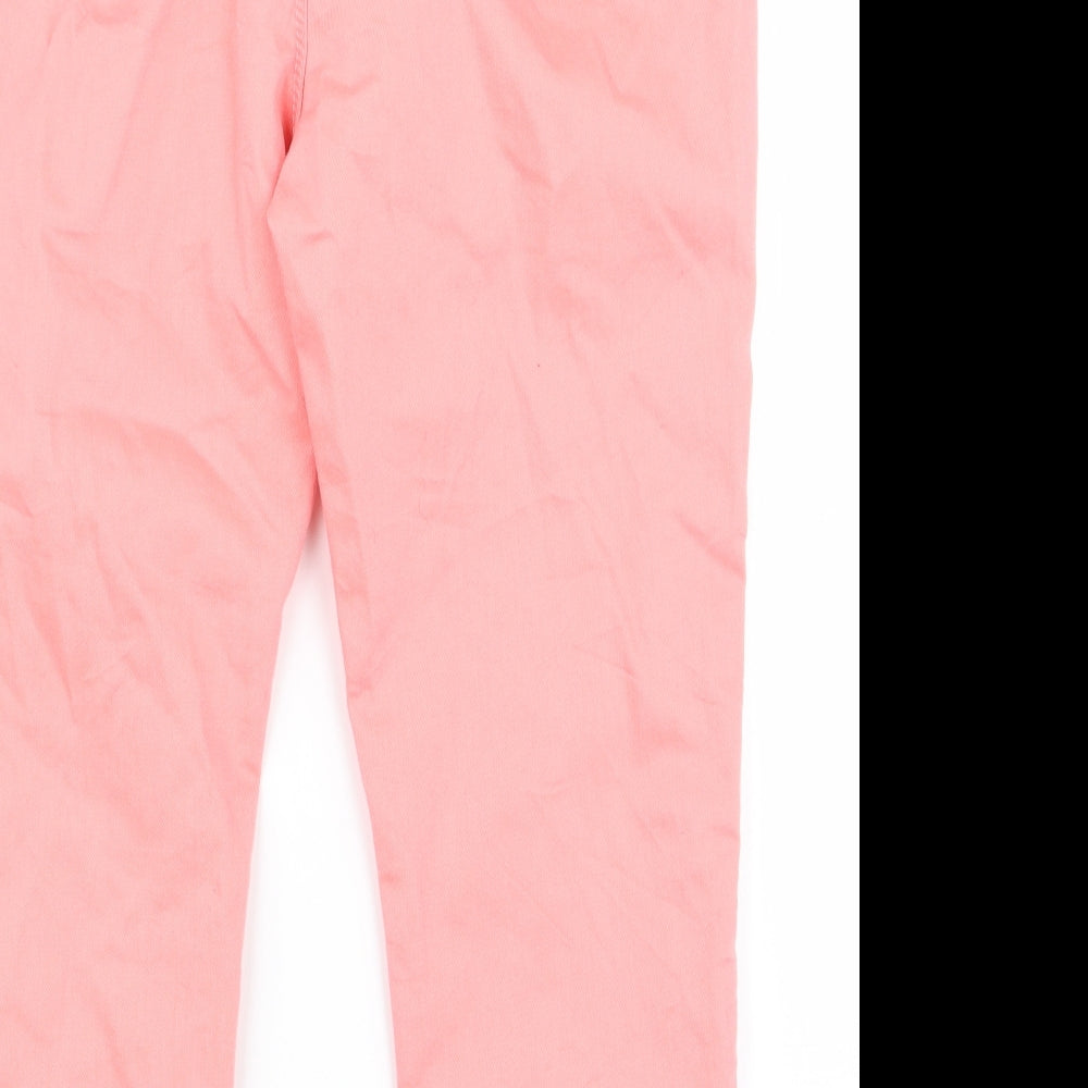 Eden Womens Pink   Skinny Jeans Size 14 L20 in