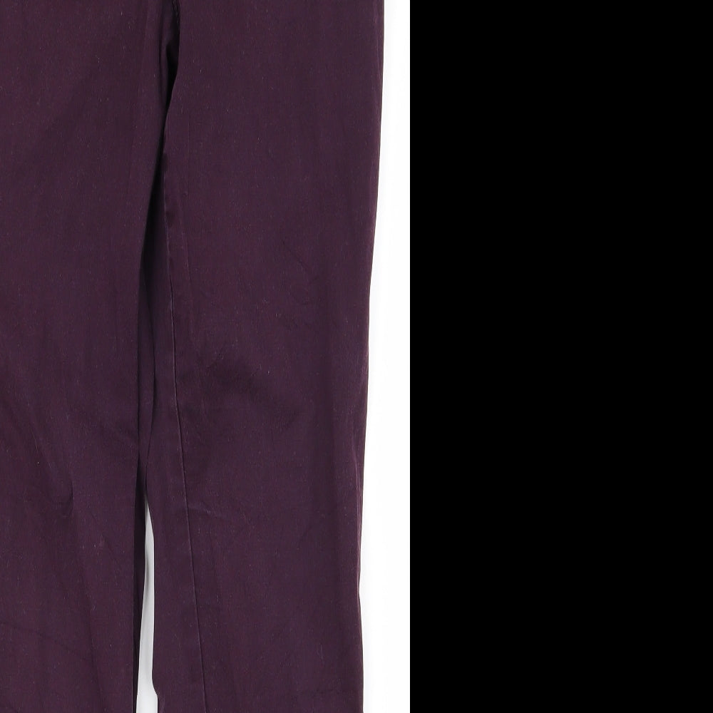 Maine Womens Red   Trousers  Size 10 L28 in