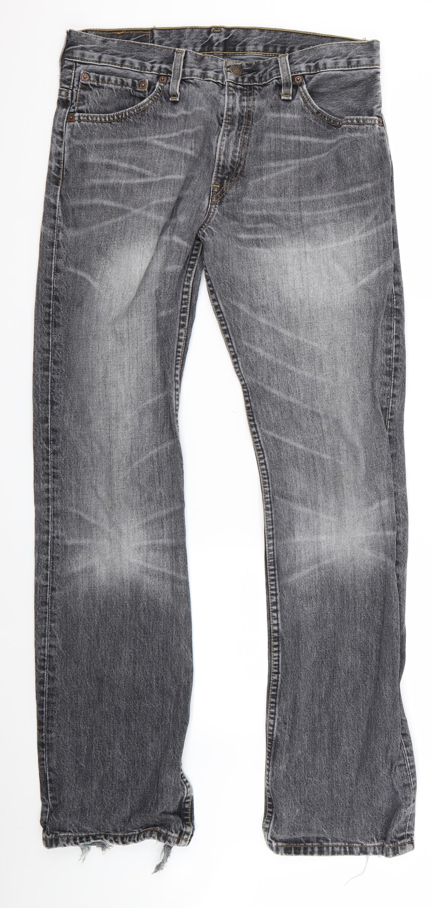 Missguided Mens Grey   Bootcut Jeans Size 32 L31 in