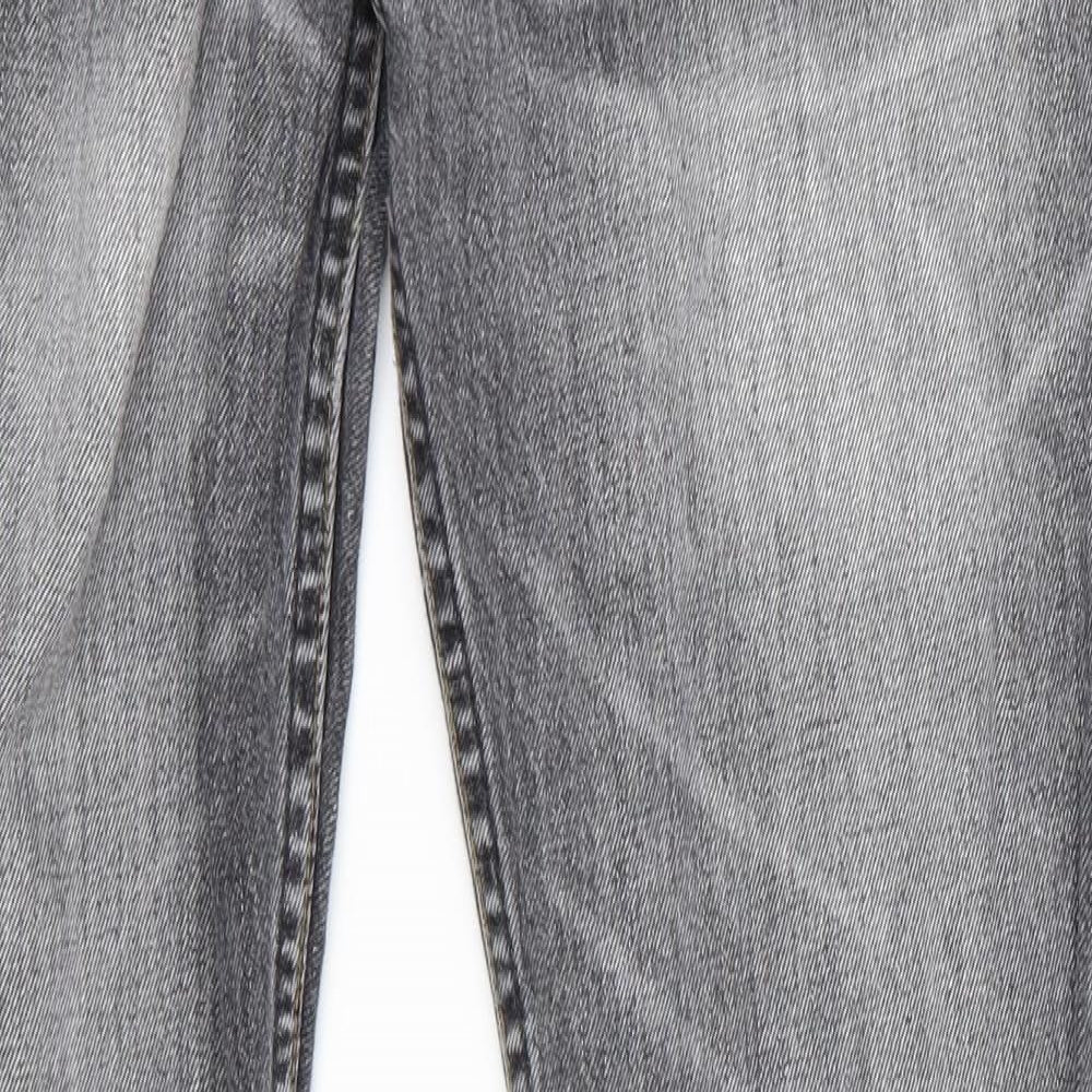 Missguided Mens Grey   Bootcut Jeans Size 32 L31 in