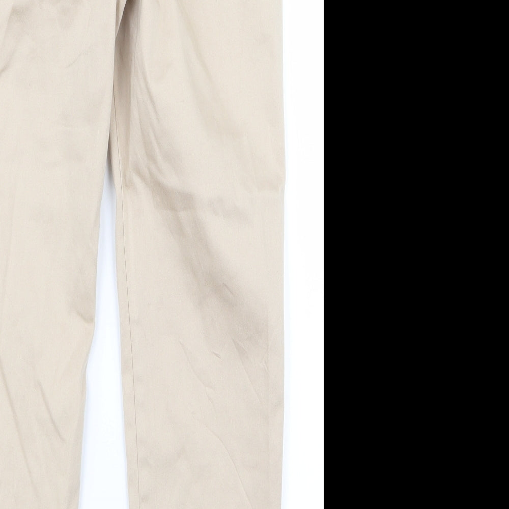 m&s Womens Beige   Trousers  Size 8 L25 in
