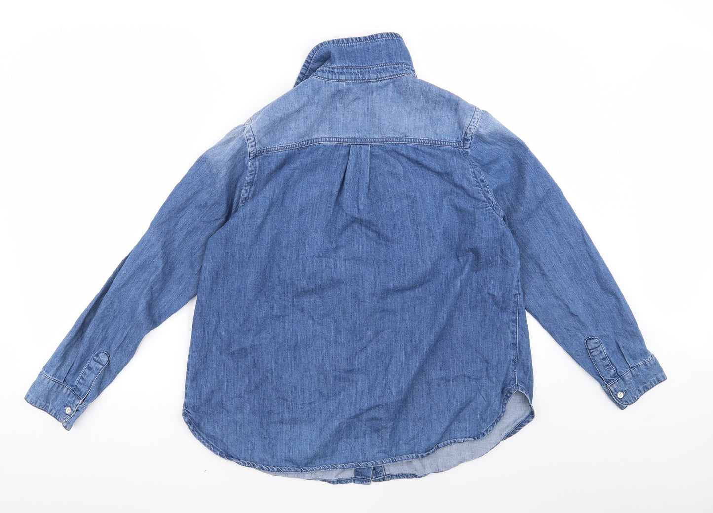 Papaya Womens Blue   Basic Button-Up Size 18