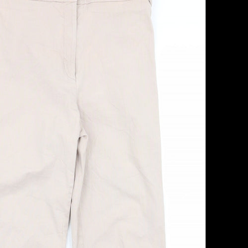 whisltes Womens Orange  Rayon Trousers  Size 10 L20 in