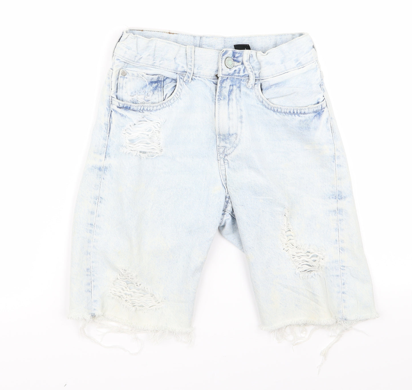 preornw Womens Blue   Sailor Shorts Size 24