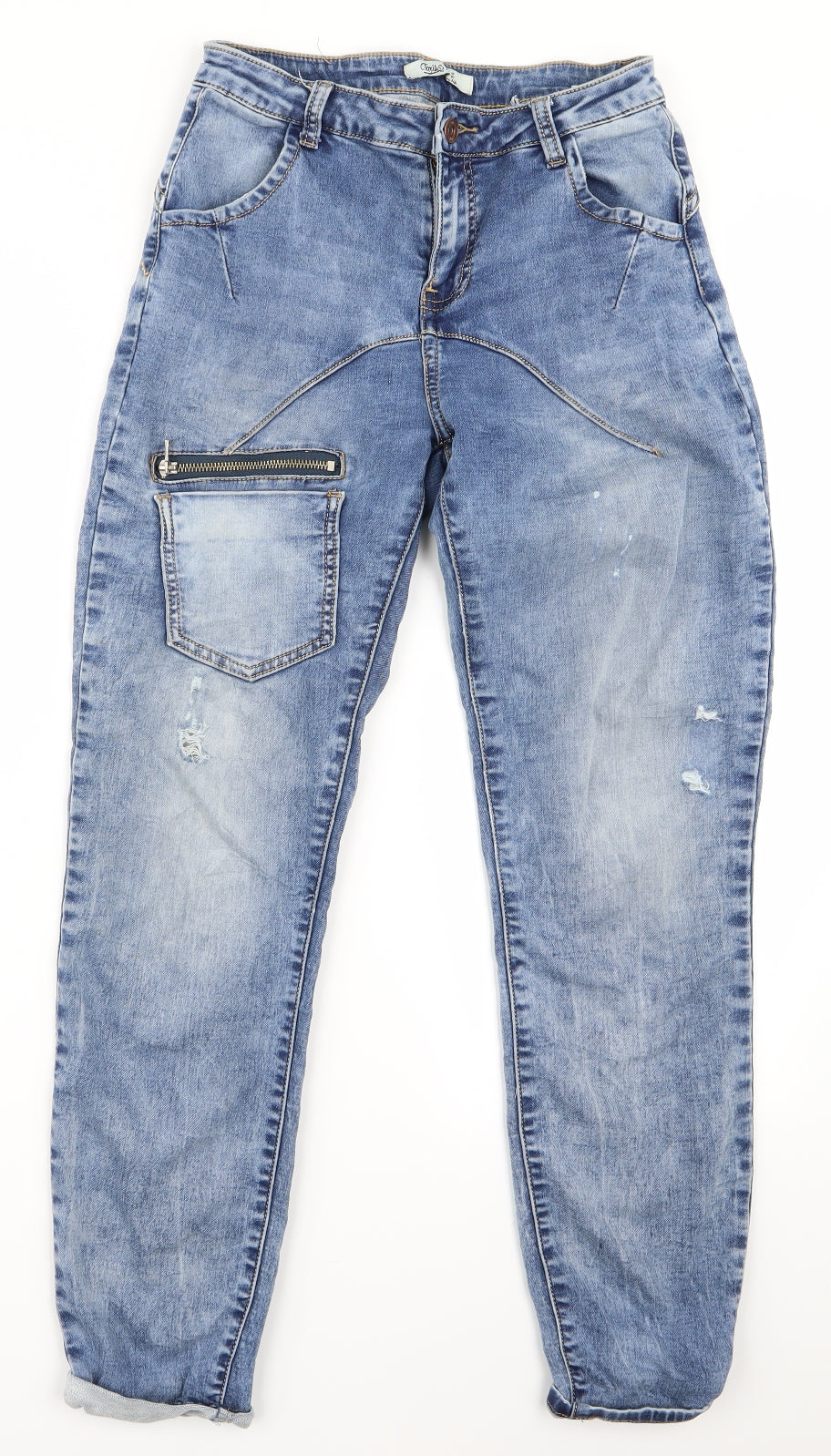 Preworn Womens Blue   Jegging Jeans Size 10 L25 in
