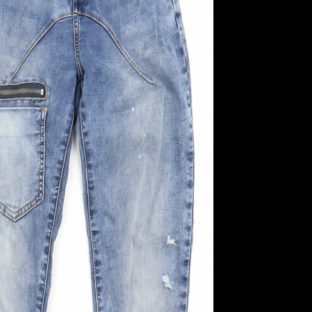 Preworn Womens Blue   Jegging Jeans Size 10 L25 in