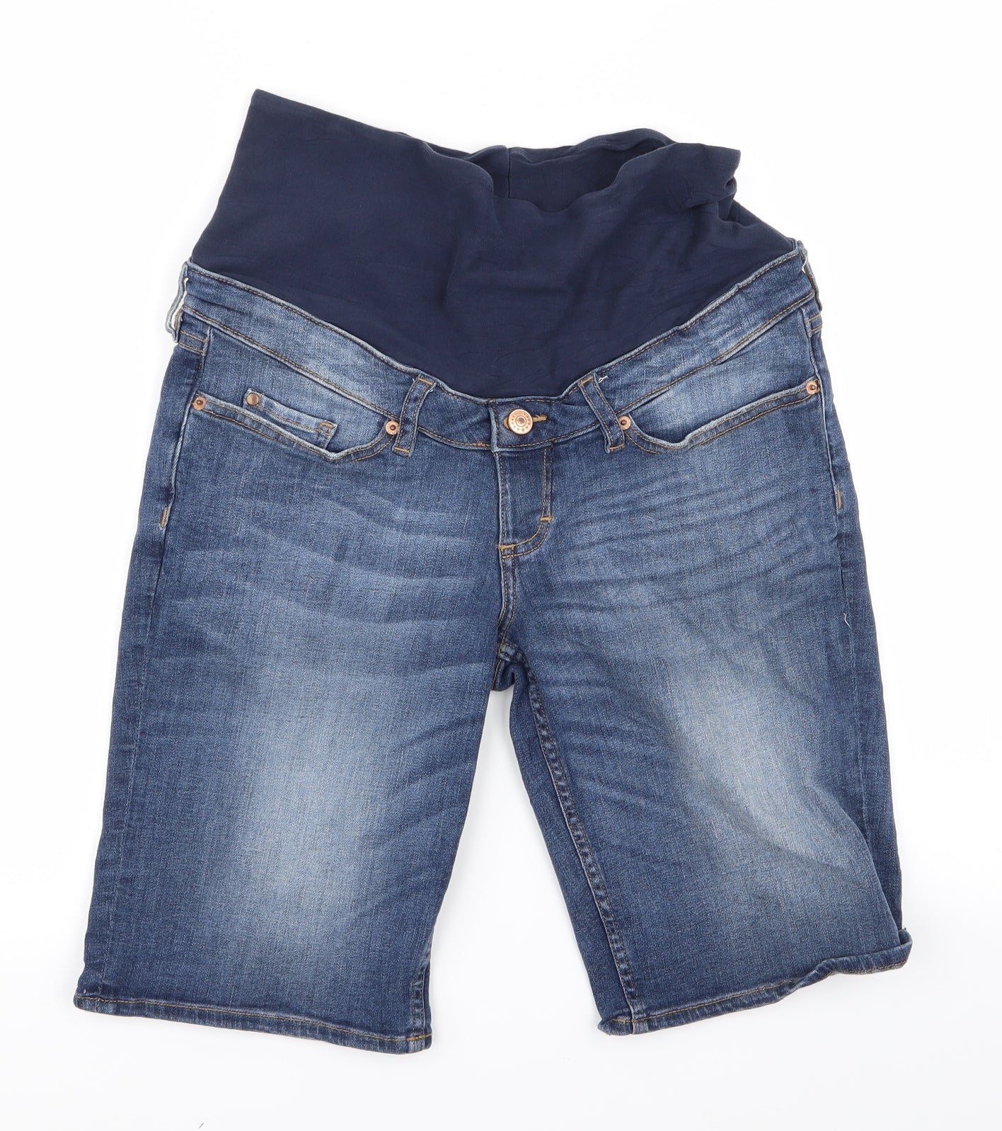 H&M Womens Blue   Hot Pants Shorts Size 32