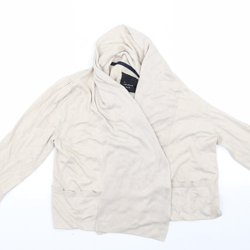 Betty Jackson Womens Beige   Cardigan Jumper Size 8  - m