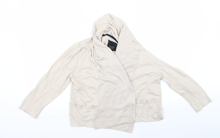 Betty Jackson Womens Beige   Cardigan Jumper Size 8  - m