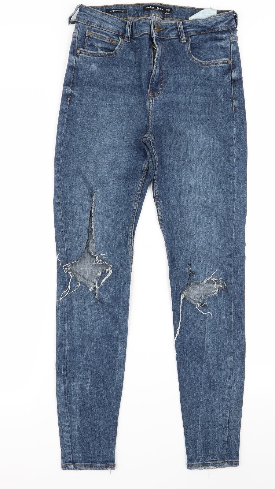 Bershka Womens Blue   Skinny Jeans Size 26 L29 in