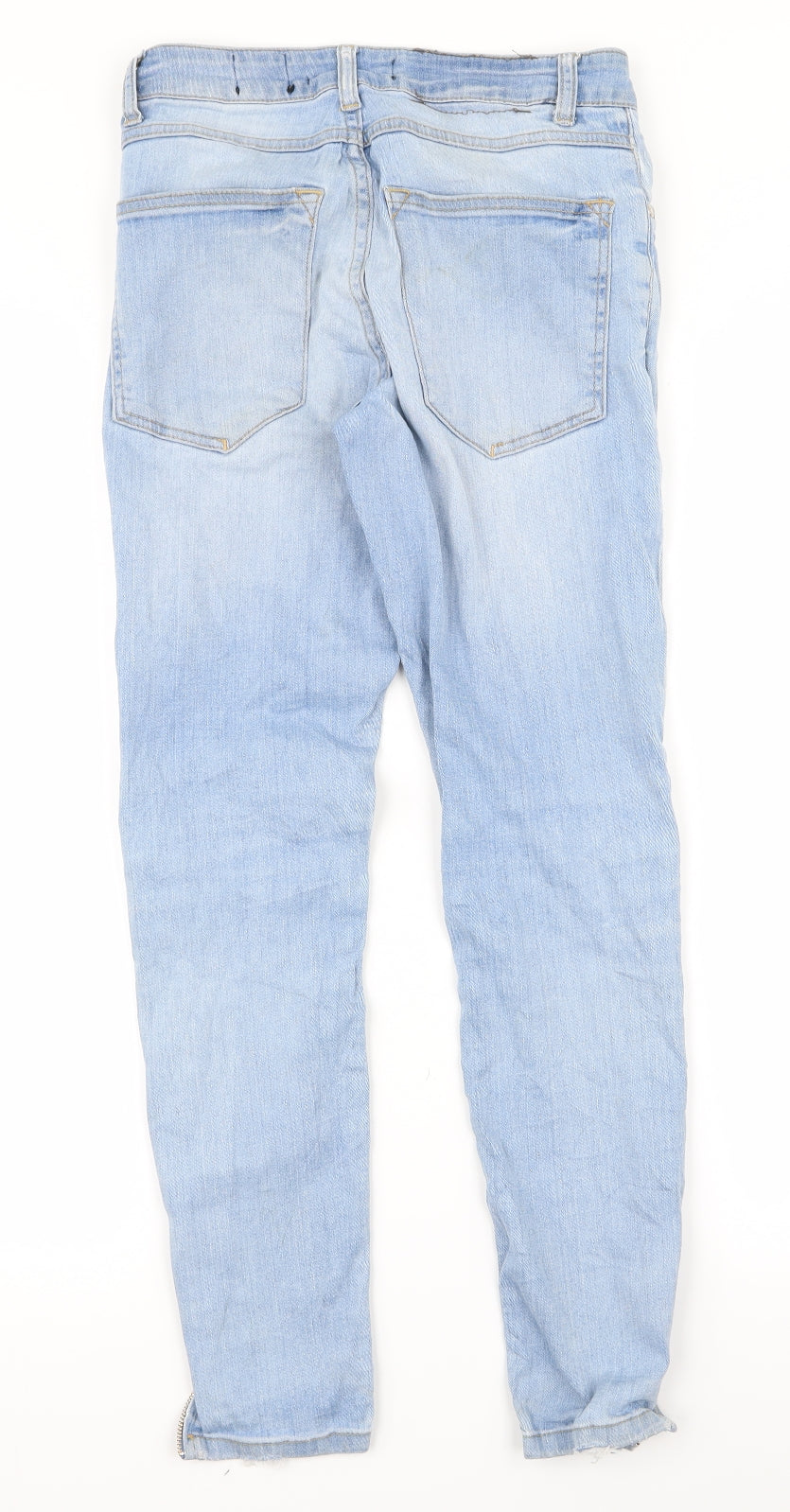 Preworn Womens Blue   Skinny Jeans Size 28 L25 in