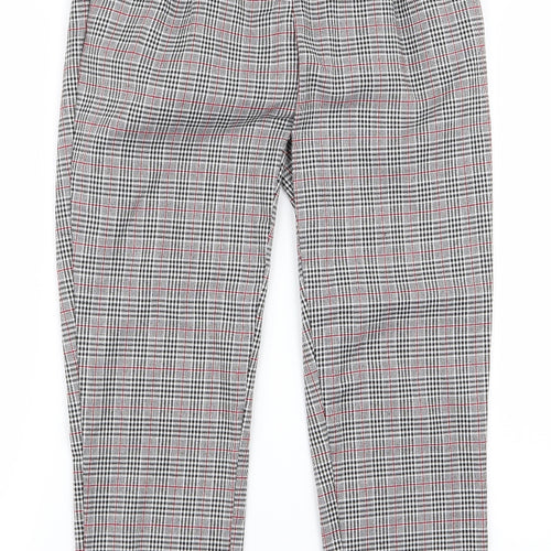Daisy Street Womens Grey Striped  Trousers  Size 8 L28 in