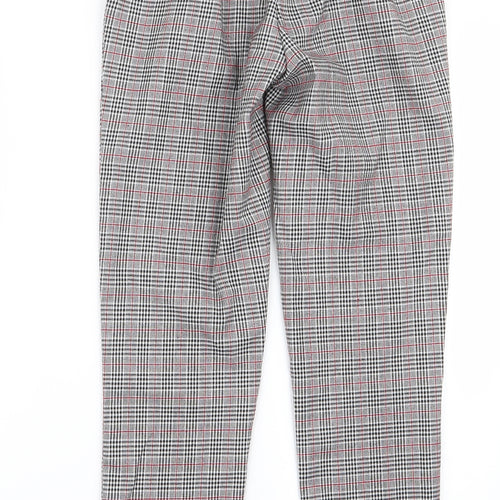 Daisy Street Womens Grey Striped  Trousers  Size 8 L28 in