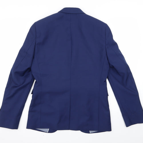Burton Mens Blue  Rayon Jacket  Size 36