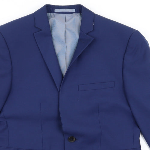 Burton Mens Blue  Rayon Jacket  Size 36