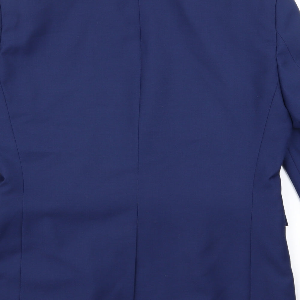 Burton Mens Blue  Rayon Jacket  Size 36