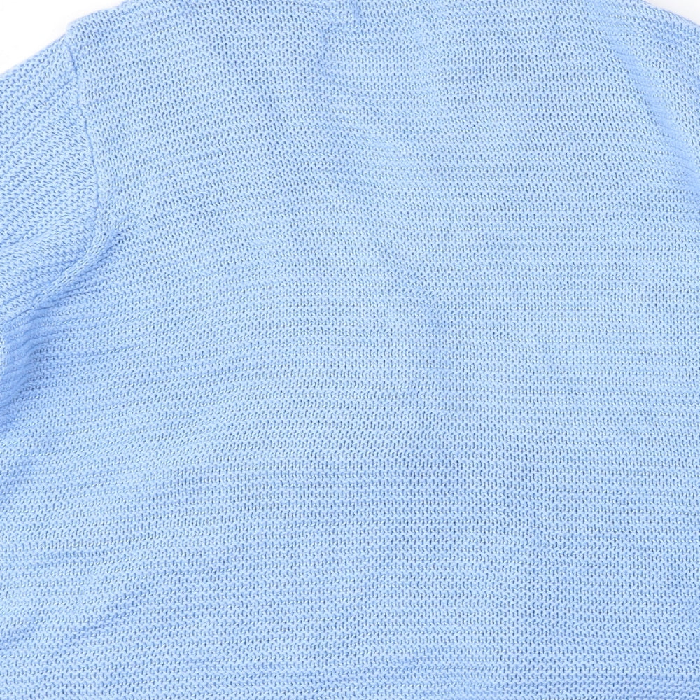 M&S Womens Blue   Cardigan Jumper Size 18