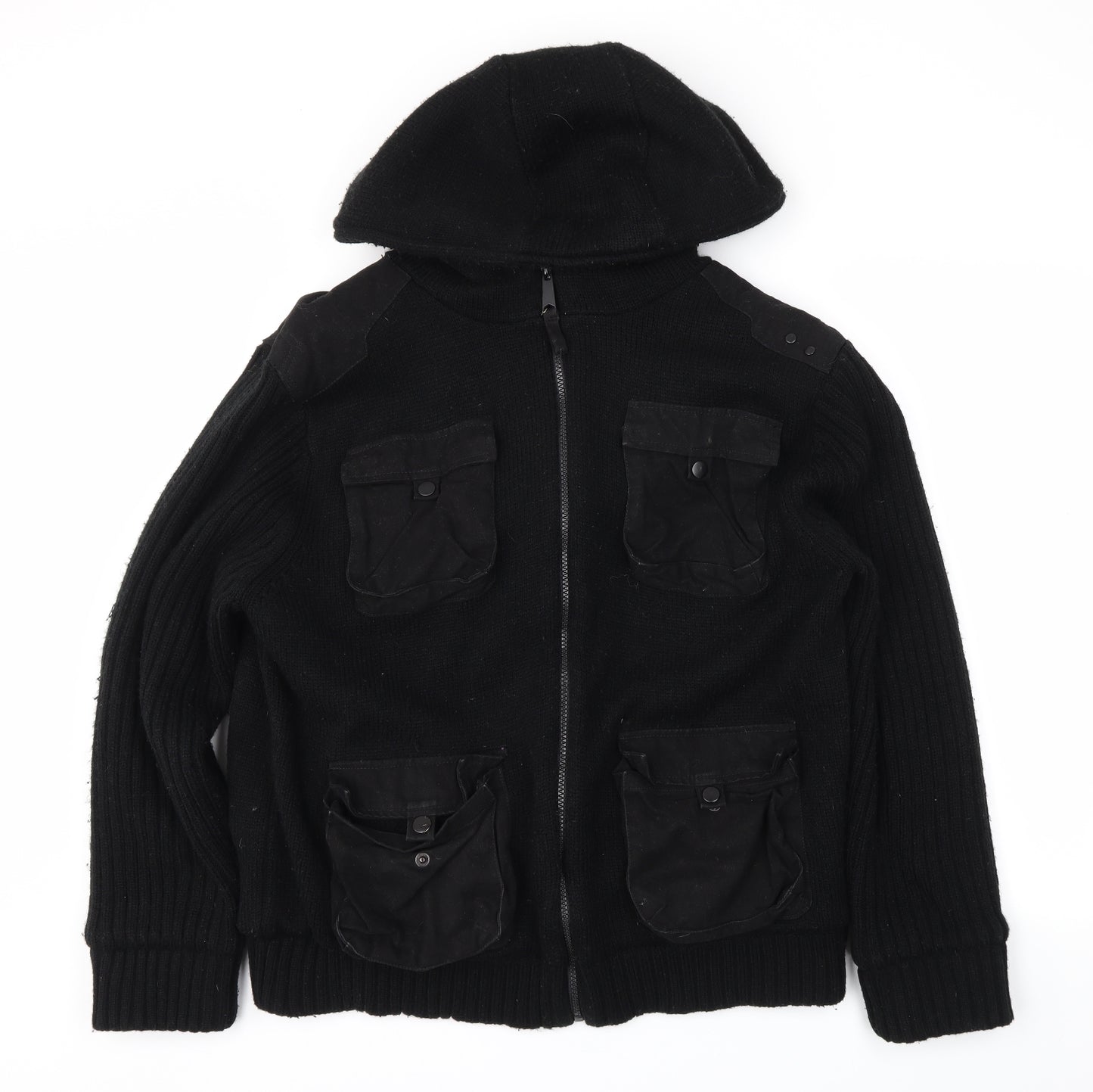 newlook Mens Black   Jacket Coatigan Size XL