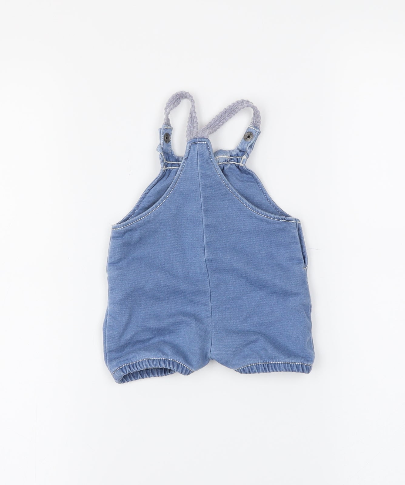 Nutmeg Baby Blue  Denim Dungaree One-Piece Size 0-3 Months