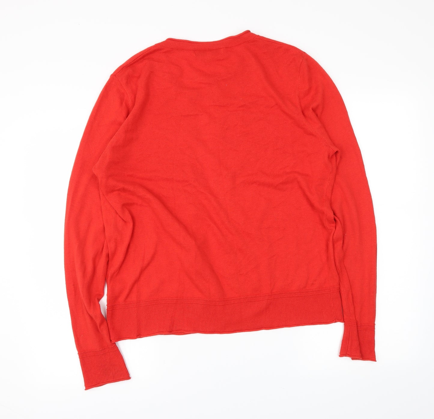 NEXT Womens Red   Cardigan Jumper Size 16