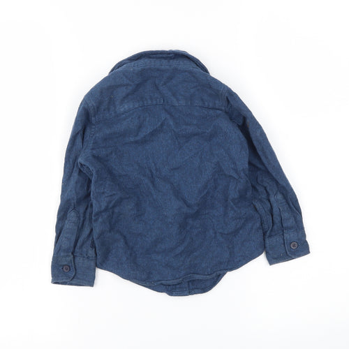 F&F Boys Blue   Basic Button-Up Size 2-3 Years