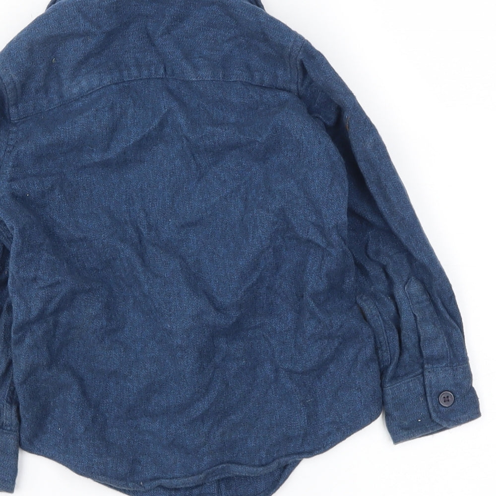F&F Boys Blue   Basic Button-Up Size 2-3 Years