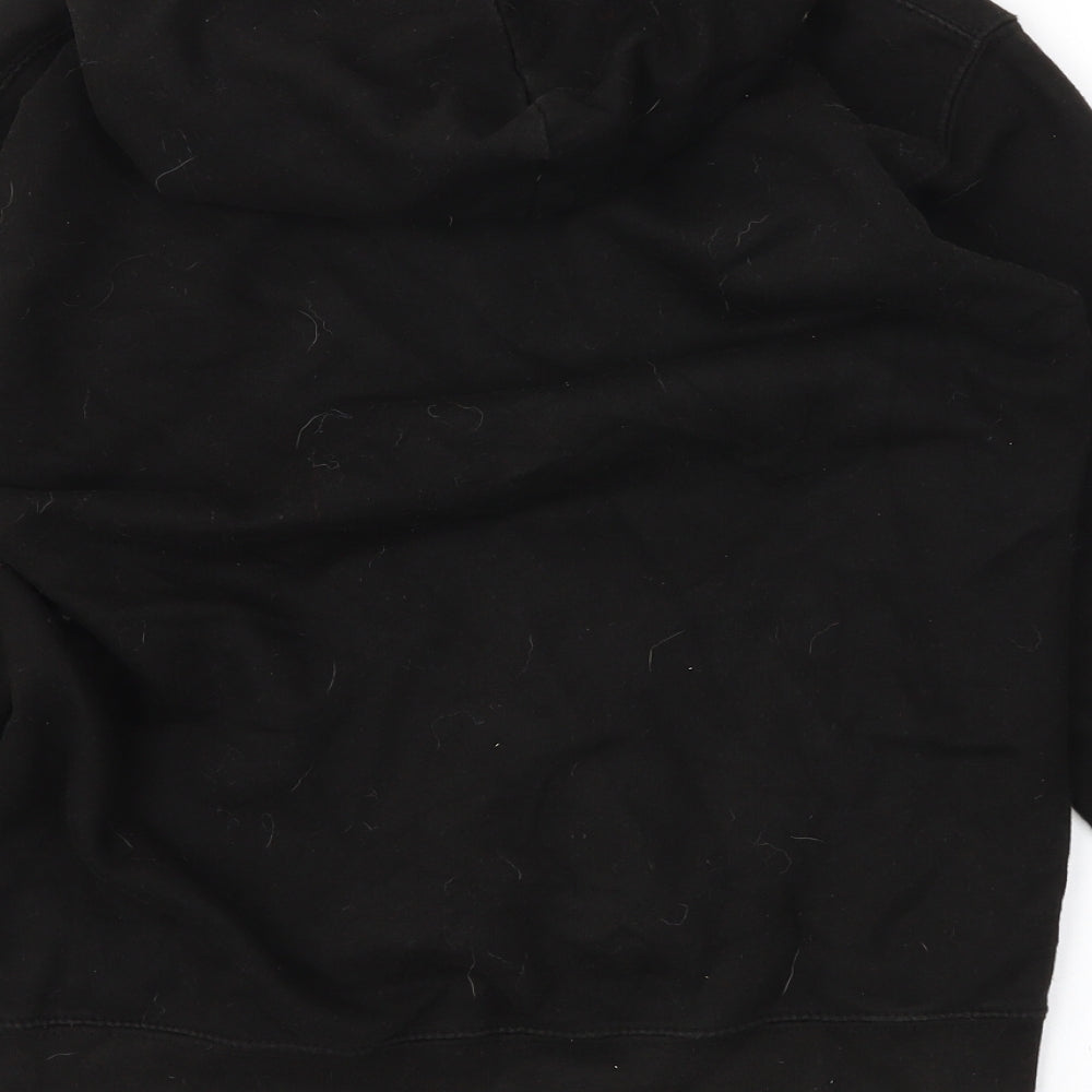 Justhoods Boys Black   Pullover Hoodie Size 12-13 Years