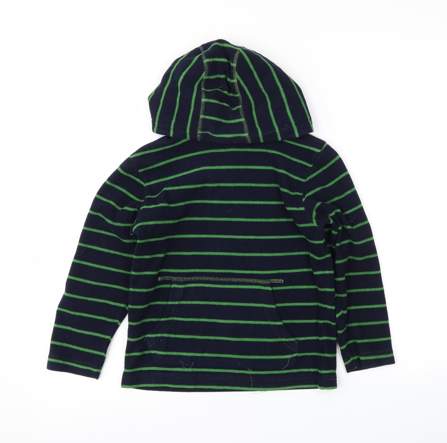 George Boys Blue Striped  Pullover Hoodie Size 5-6 Years
