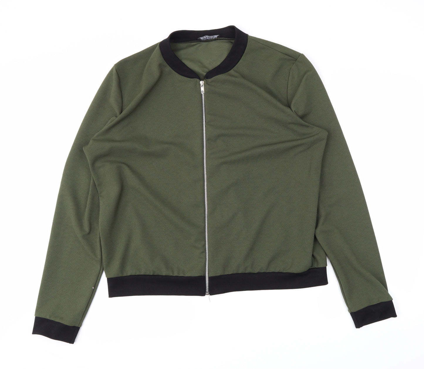 Select Womens Green   Varsity Jacket Coat Size 18