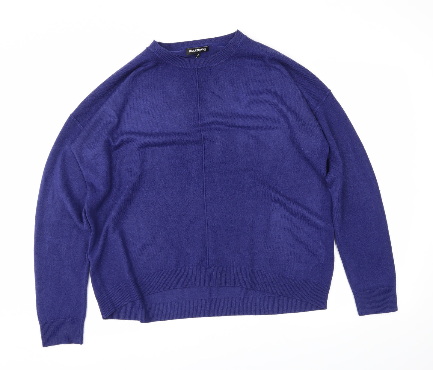debanams Womens Blue   Pullover Jumper Size 14