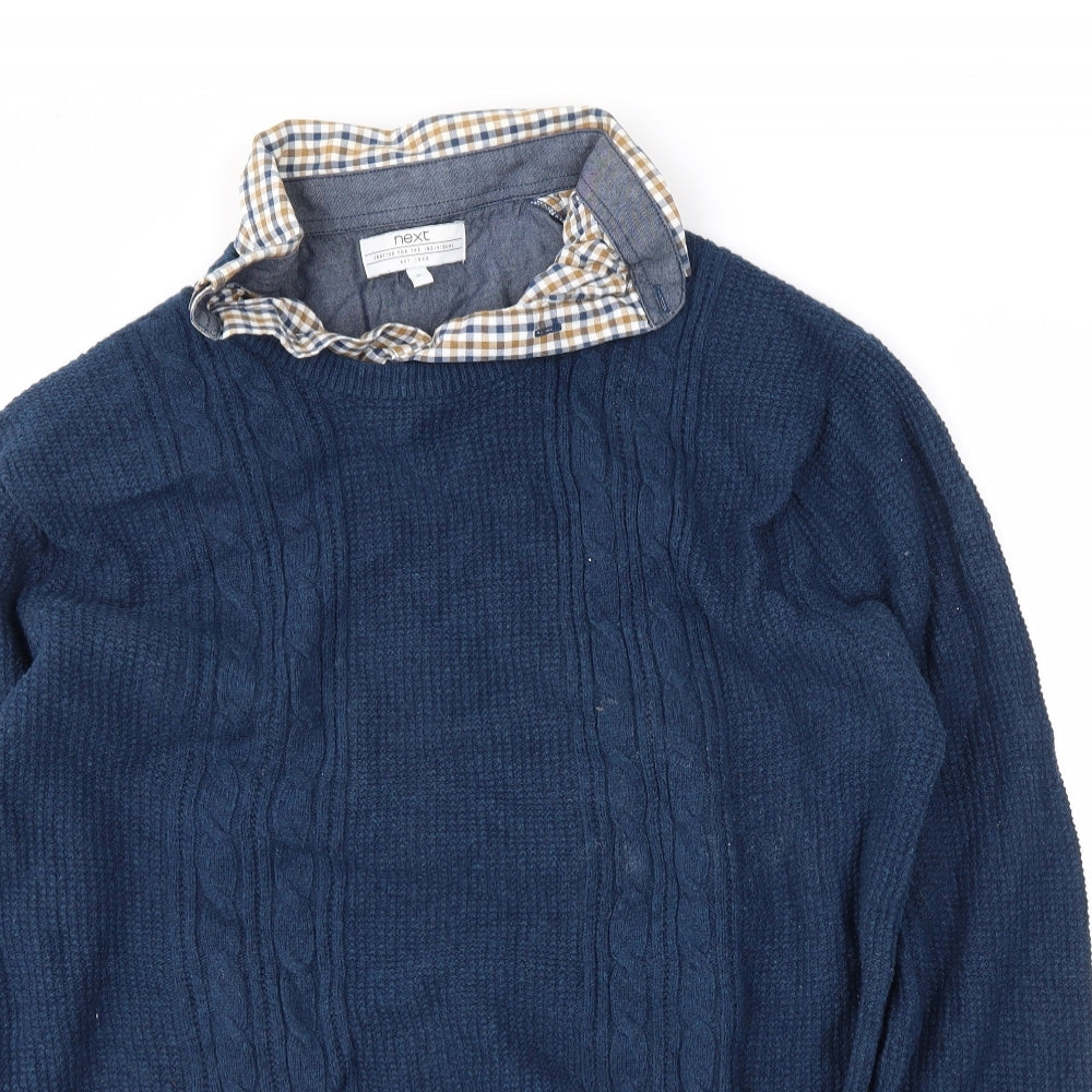 NEXT Mens Blue   Pullover Jumper Size XL