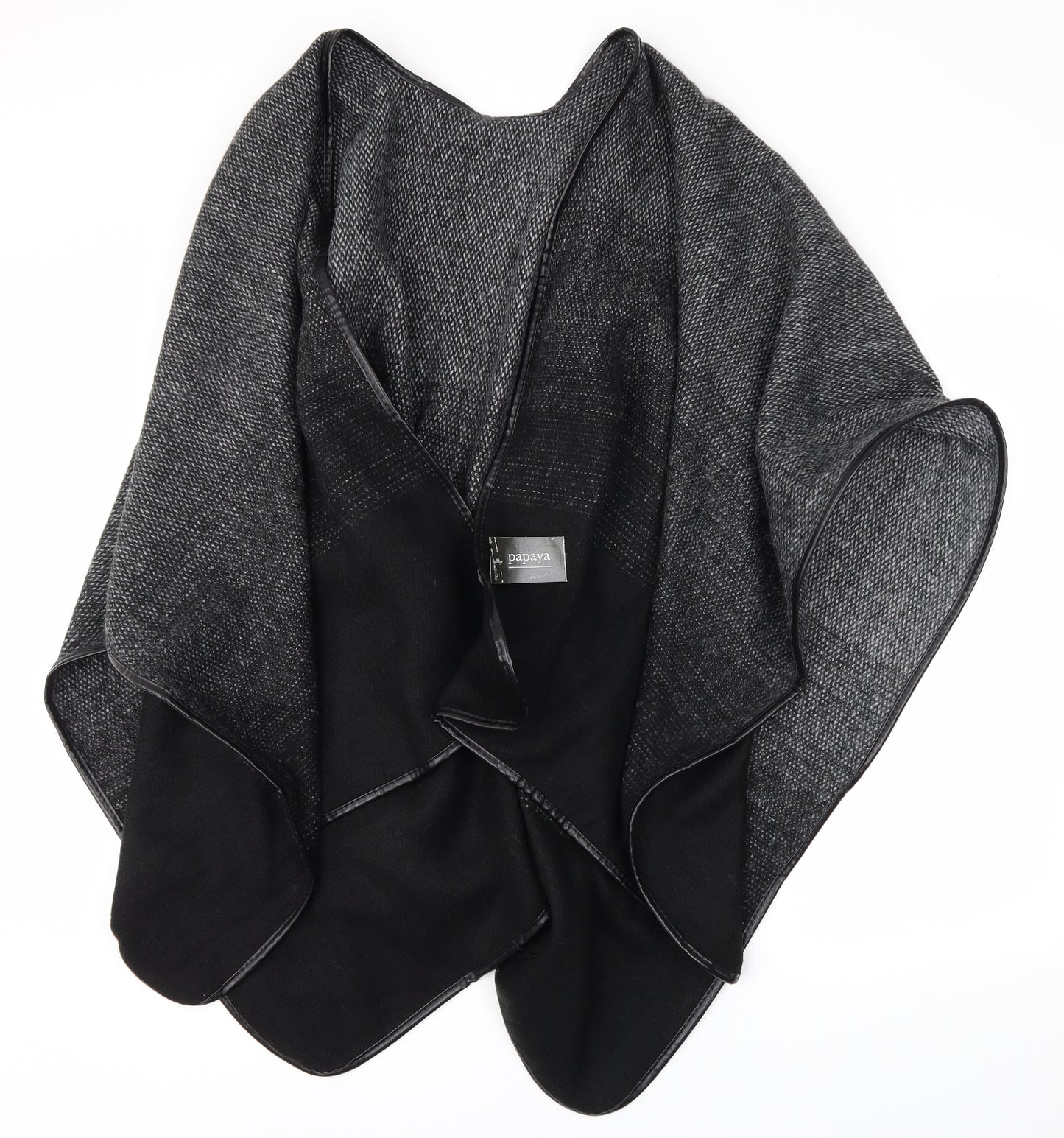 Papaya Womens Grey   Kimono Poncho One Size