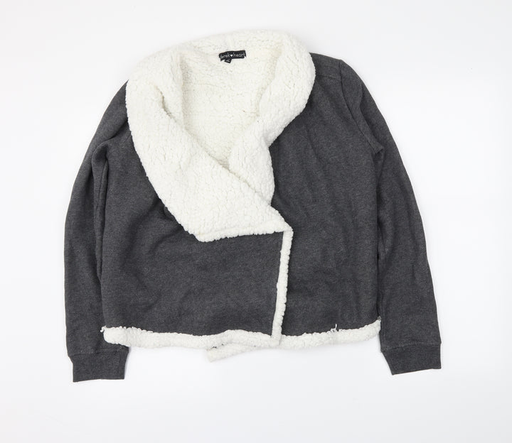 Derek Heart Womens Grey Jacket Coatigan Size M