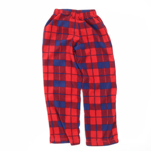 George Boys Red Plaid   Pyjama Pants Size 5-6 Years