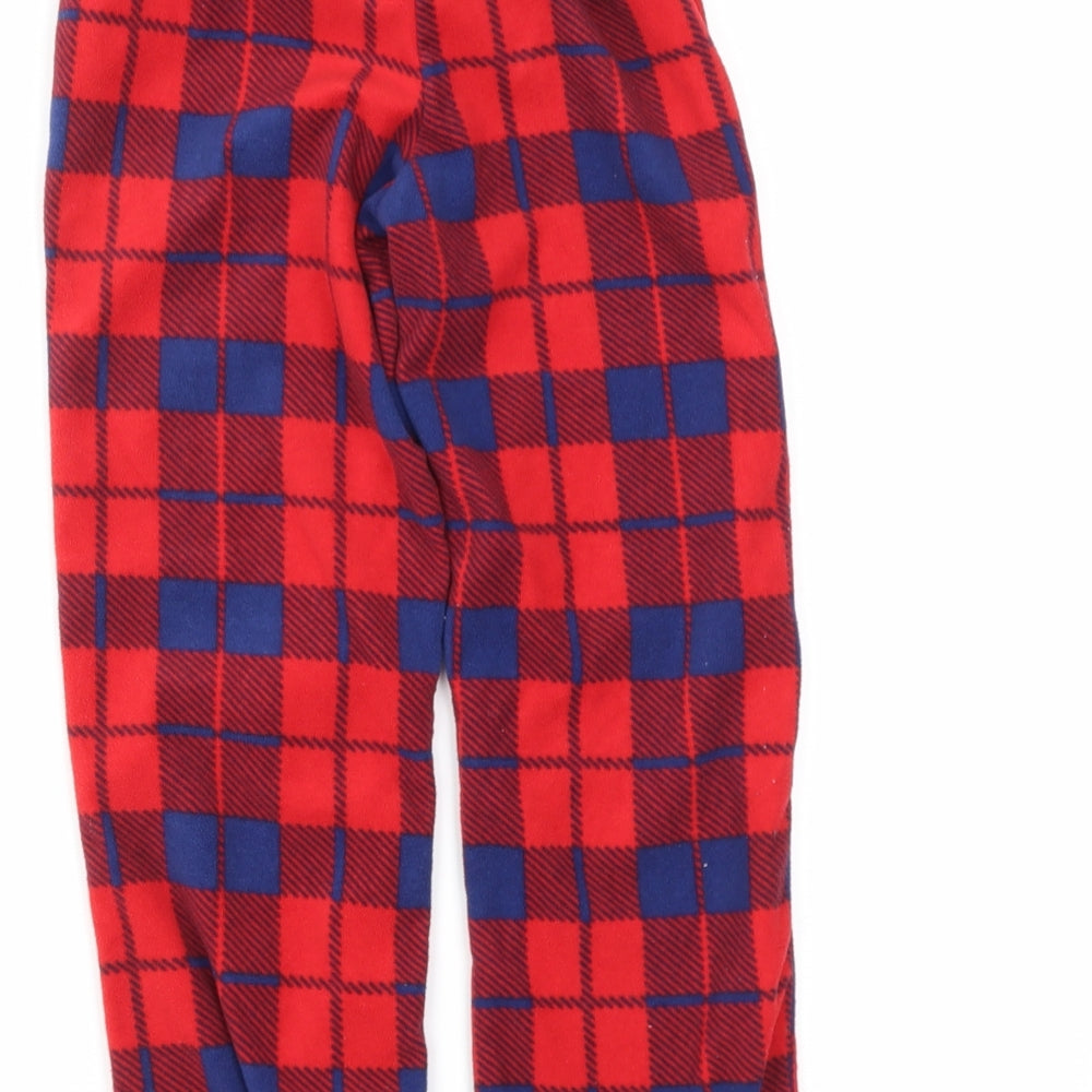 George Boys Red Plaid   Pyjama Pants Size 5-6 Years
