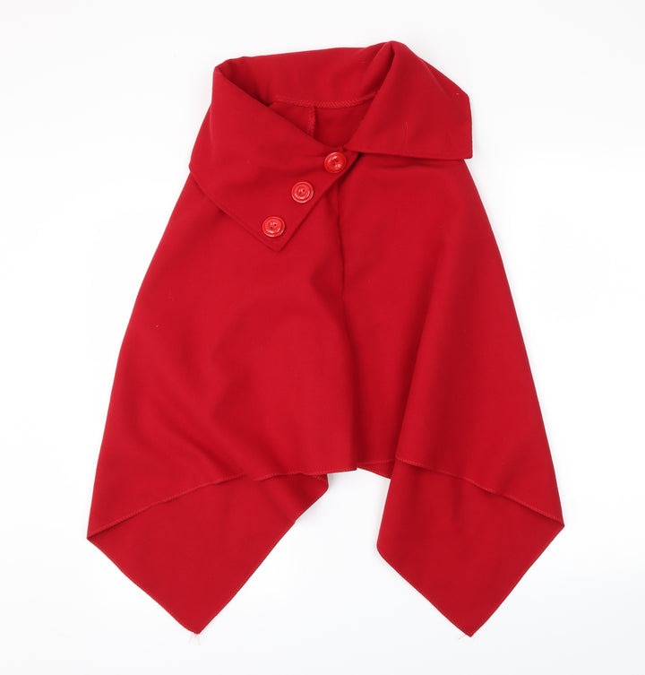 Preworn Womens Red   Kimono Poncho One Size