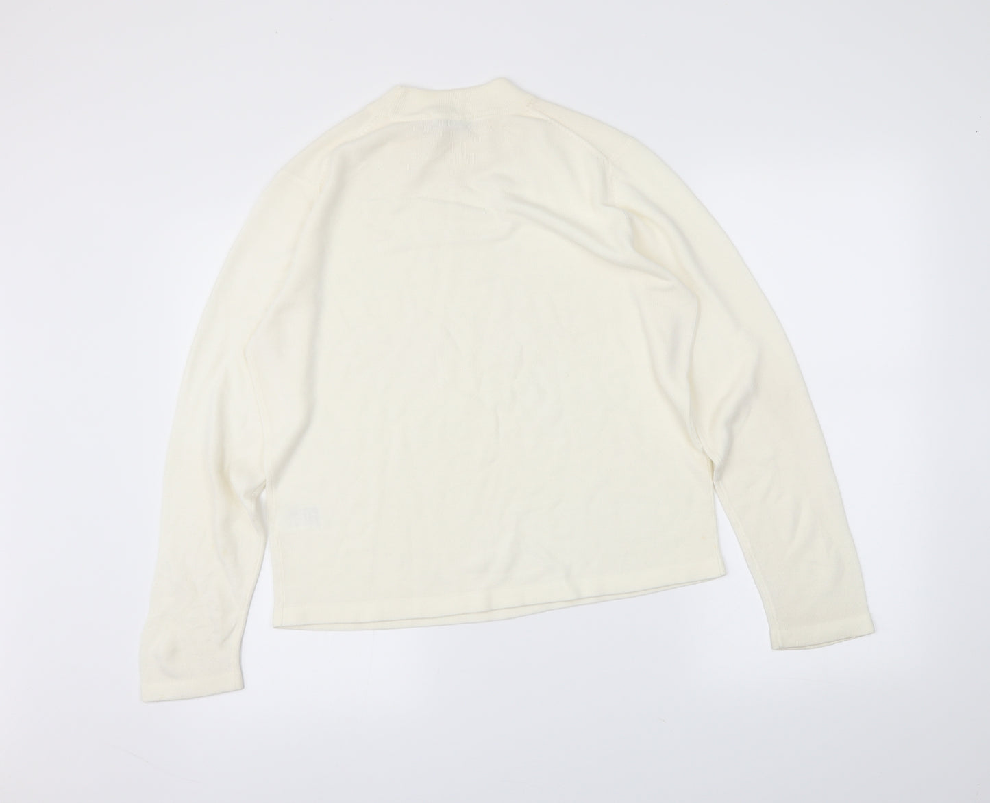 M&S Womens Ivory   Pullover Jumper Size 16