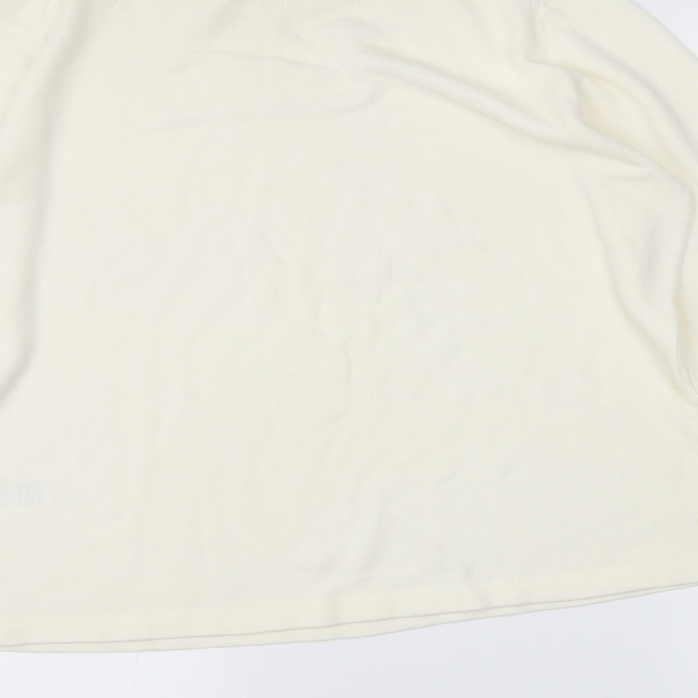 M&S Womens Ivory   Pullover Jumper Size 16