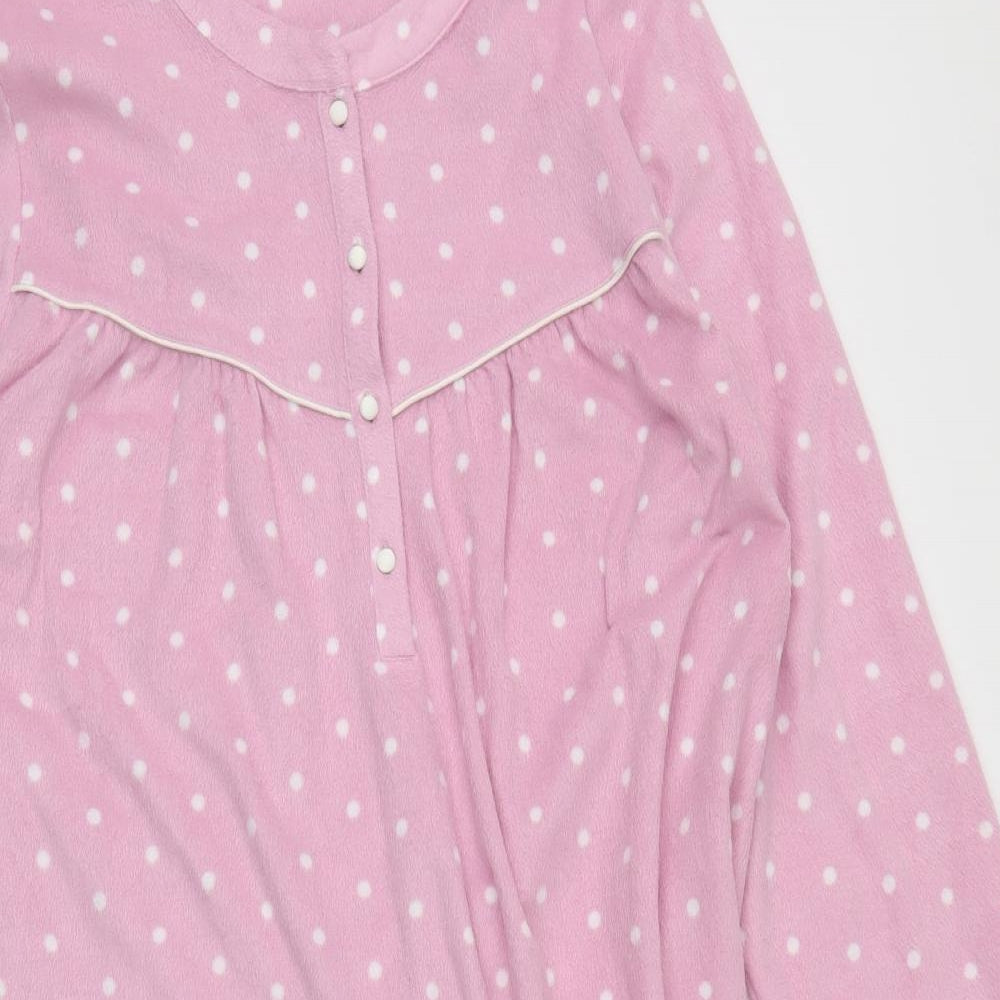 M&S Womens Pink Polka Dot  Cami Dress Size 16