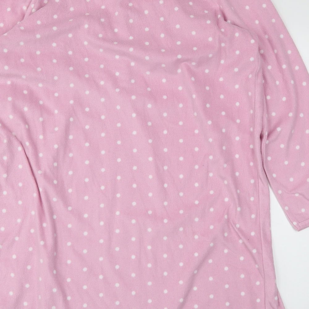M&S Womens Pink Polka Dot  Cami Dress Size 16