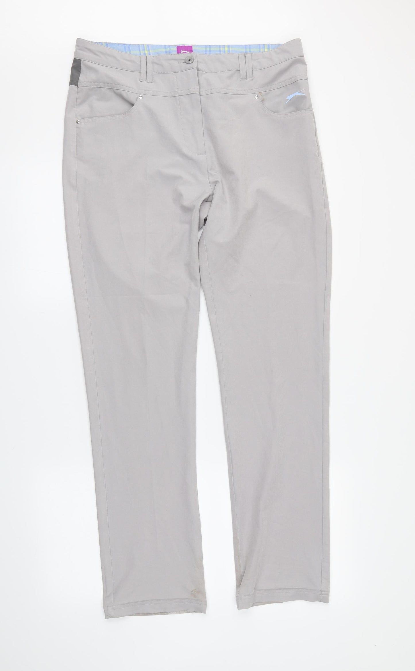 Slazenger Womens Grey   Trousers  Size 12 L29 in