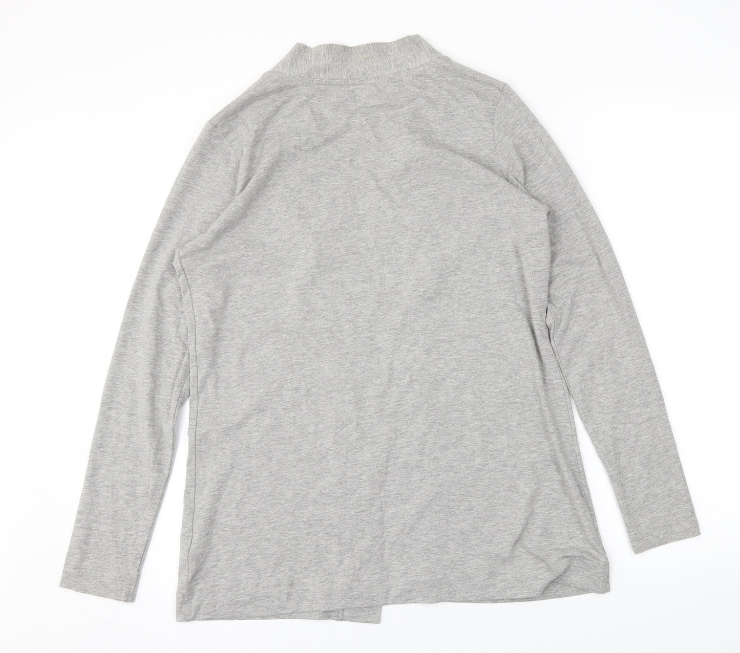 bpc Womens Grey   Wrap Jumper Size M