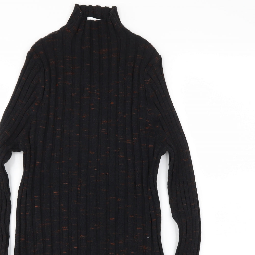 Topshop Womens Black   Tunic Jumper Size M