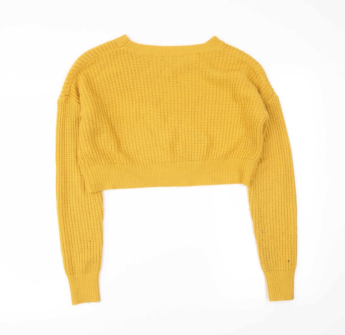 newlook Boys Yellow   Pullover Jumper Size 14-15 Years