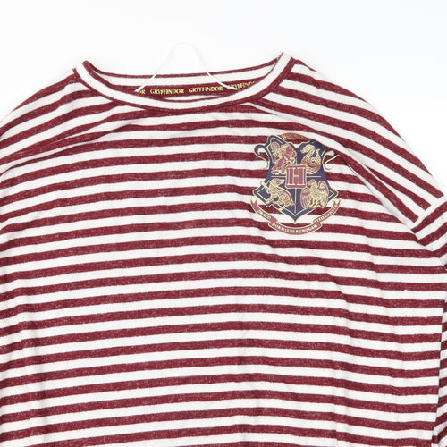 Primark Womens Red Striped  Pullover Jumper Size L
