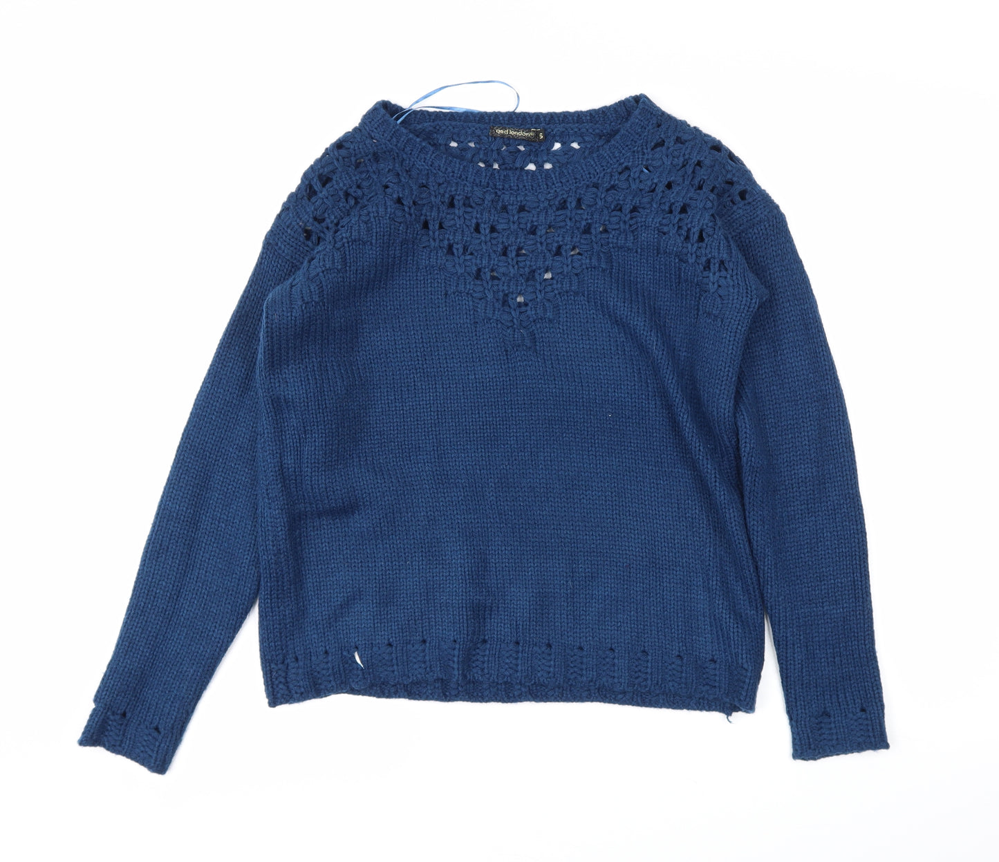 QED London Womens Blue   Pullover Jumper Size S