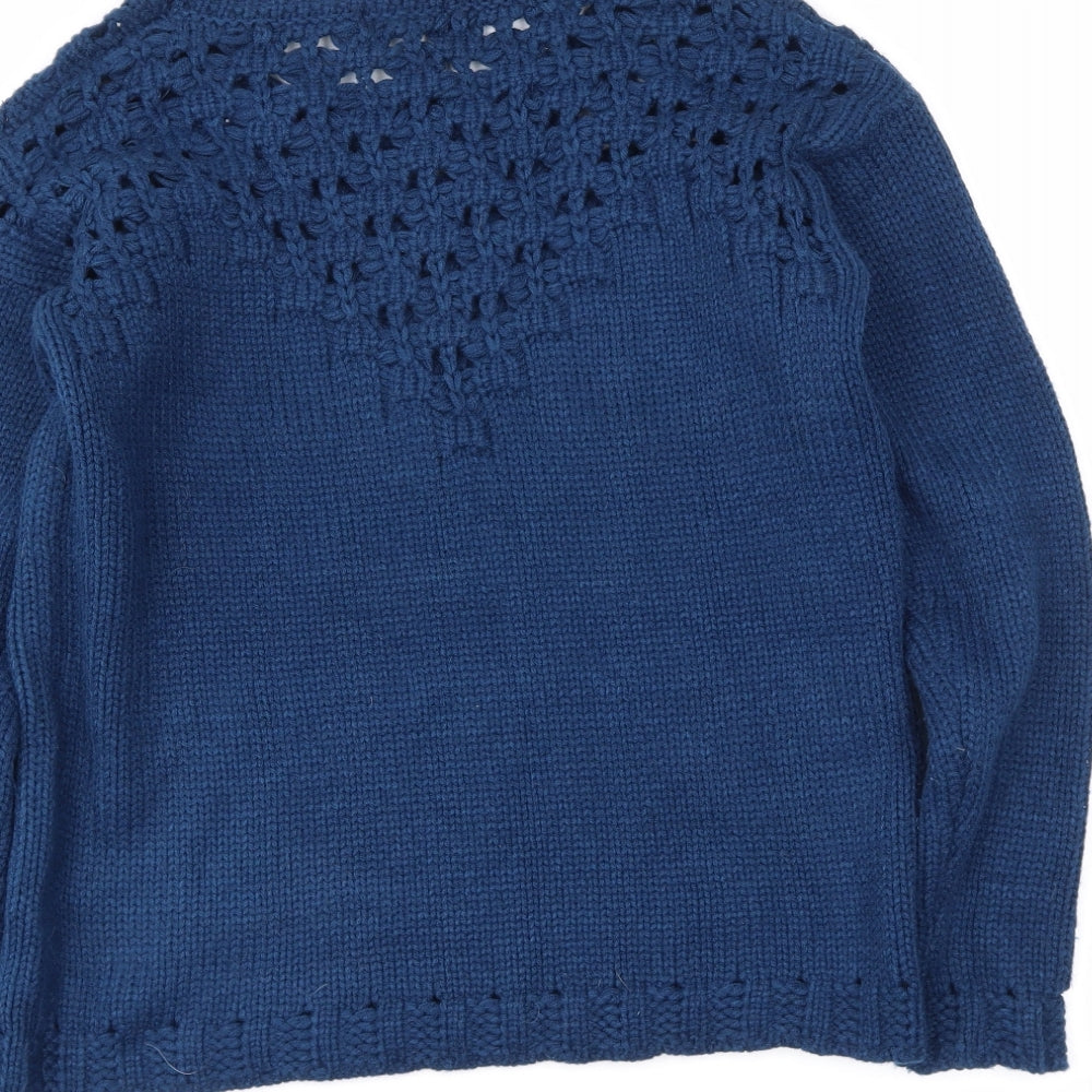 QED London Womens Blue   Pullover Jumper Size S